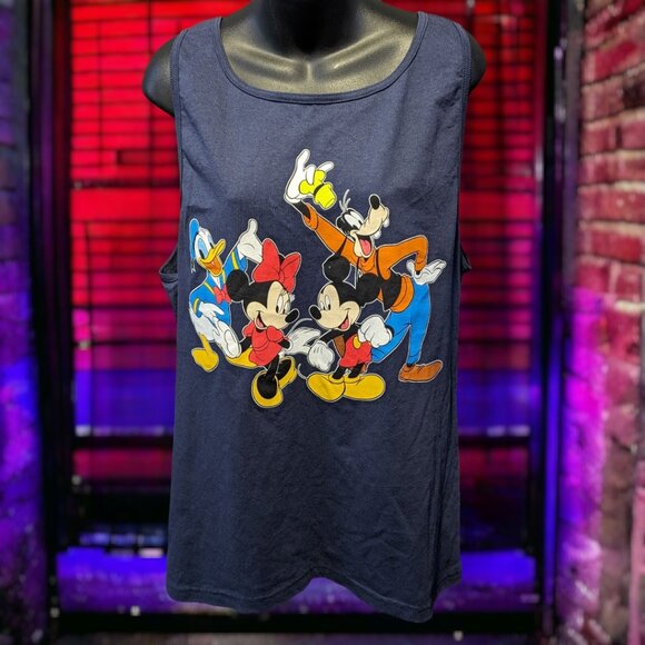 Disney World Tank Top, Men's Large - Vintage Made in USA - Picture 1 of 5